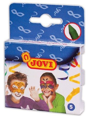 Грим для лица JOVI, 5 цветов, пигментированный воск, картонная упаковка