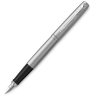 Ручка перьевая PARKER "Jotter Stainless Steel CT", корпус серебристый, хромированные детали, синяя, 2030946