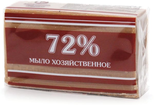 Мыло хозяйственное 72%, 200 г (Меридиан) "Традиционное", в упаковке