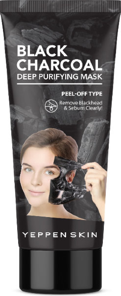 Маска-пленка с углем для глубокой очистки от черных точек Black Charcoal Deep Purifying Mask - Peel-off Type