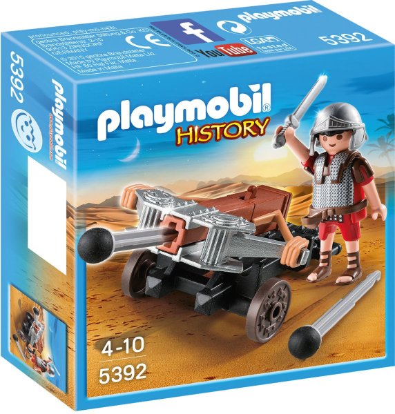 Конструктор Playmobil Римляне и Египтяне: Легионер с Баллистой 5392pm