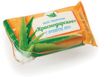 Мыло туалетное 100 г КРАСНОДАРСКОЕ (Меридиан), "Алоэ"