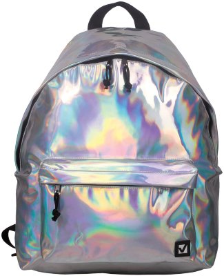 Рюкзак BRAUBERG универсальный, сити-формат, цвет-серебро, "Винтаж", 20 литров, 41х32х14 см