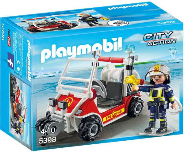 Конструктор Playmobil Городской Аэропорт: Пожарный квадроцикл 5398pm