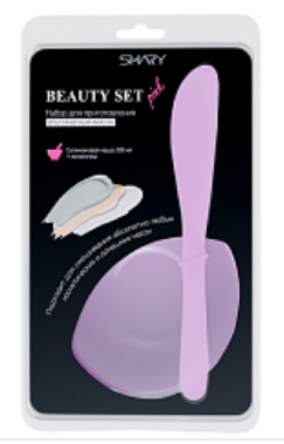 Shary Beauty Set Pink – Набор для приготовления альгинатных масок, цвет розовый, 2 предмета.