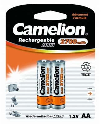 Аккумулятор Camelion AA-2700mAh-NI-MH (Блистер 2шт.) ****МСК