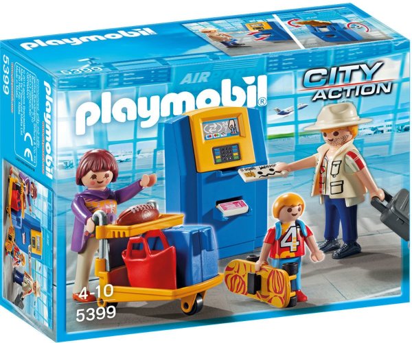 Конструктор Playmobil Городской Аэропорт: Семья на регистрации 5399pm