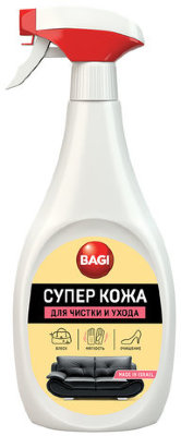 Средство по уходу за кожаными изделиями 400 мл BAGI СУПЕР КОЖА, распылитель, H-208498-N