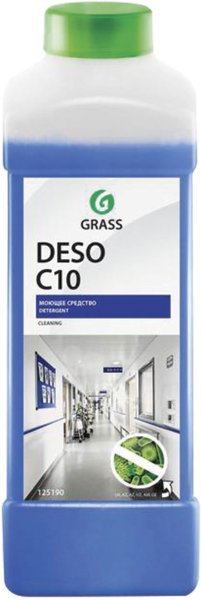 Средство дезинфицирующее 1 л GRASS DESO C10, нейтральное, низкопенное, концентрат