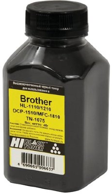 Тонер HI-BLACK для BROTHER HL-1110/1210/DCP-1510/MFC-1810, фасовка 40 г