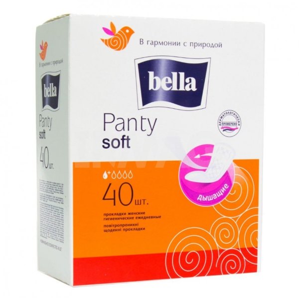 Прокладки ежедневные BELLA PANTY SOFT, 40 шт