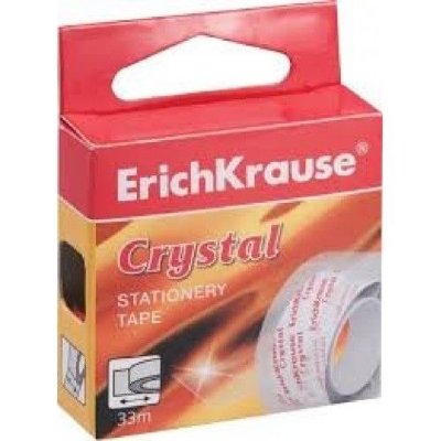 Erich Krause Скотч 18мм*33м CRYSTAL, в карт.кор. 36923