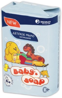 Мыло туалетное детское 90 г, BABY'S SOAP (Бейби соап), "Натуральное"