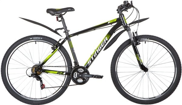 Велосипед Stinger 27,5" Caiman 18" черный