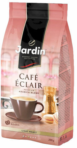Кофе молотый JARDIN (Жардин) "Cafe Eclair", натуральный, 250 г, вакуумная упаковка, 1337-12