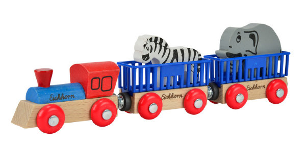 Eichhorn Поезд с 2 вагонами и животными