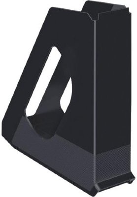 Лоток вертикальный для бумаг ESSELTE "VIVIDA", ширина 72 мм, черный