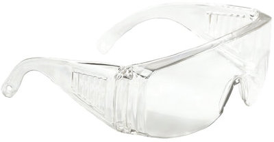 Очки защитные СИБРТЕХ, открытого типа, прозрачные, ударопрочный поликарбонат, 89155