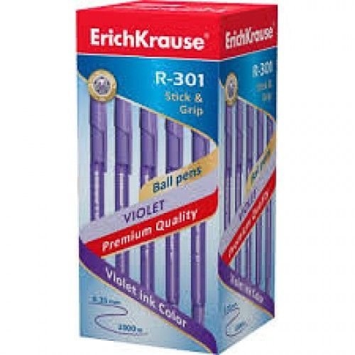 Erich Krause Ручка шар. ЕК R-301 0.7мм Violet Stick фиолетовая, пласт.корп. 44592