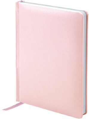 Ежедневник недатированный МАЛЫЙ ФОРМАТ (100x150 мм) А6, BRAUBERG "Profile", 136 л., розовый, 111693