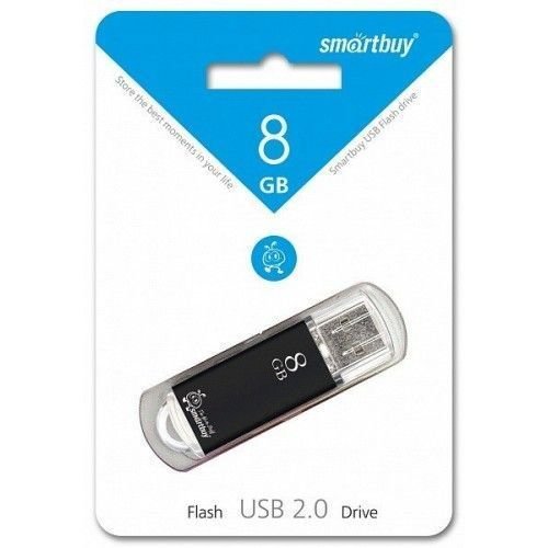 Smartbuy Флеш-драйв 8 GB USB Smartbuy V-Cut Black SB8GBVC-K