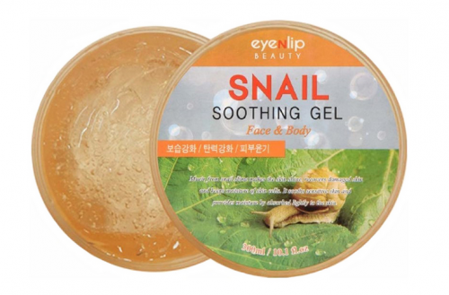 EYENLIP Snail Soothing Gel - Успокаивающий гель для лица и тела с муцином улитки, 300 мл.