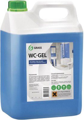 Средство для уборки сантехнических блоков 5,3 кг GRASS WS-GEL, кислотное, гель