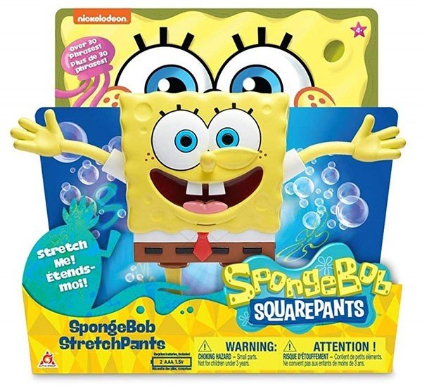 SpongeBob Игрушка-антистресс пластиковая Спанч Боб EU691101 ***К31123