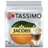 Кофе в капсулах JACOBS "Latte Macchiato Caramel" для кофемашин Tassimo, 8 шт. х 7 г + капсулы с молоком 8 шт. х 26,5 г, 8052186