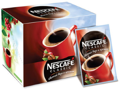 Кофе растворимый NESCAFE "Classic", гранулированный, 30 пакетов по 2 г (упаковка 60 г), 12267715