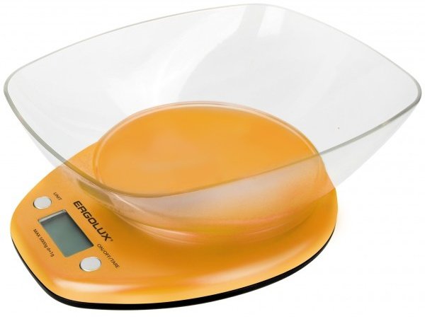 Весы кухонные со съемной чашей ERGOLUX ELX-SK04-C11
