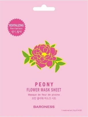 Восстанавливающая тканевая маска с экстрактом пиона Flower Mask Sheet Peony