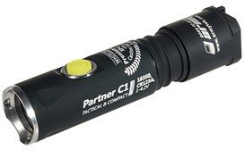 Фонарь светодиодный тактический Armytek Partner C1 Pro v3, 740 лм, теплый свет, 1-CR123A