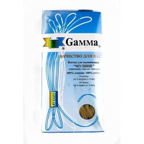 Gamma Нитки мулине "Gamma" 100% хлопок, 8м , бежевый 2177158211