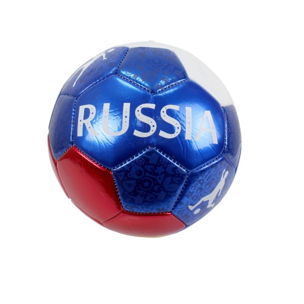 1 Toy футбольный Foam мяч ПВХ 23 см, 2-х слойный, машинная сшивка  