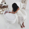 Кресло-качалка с Relax-системой Micuna Wing/Flor White(Цвет обивки: Galaxy Beige)