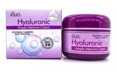 EKEL Ample Intensive Cream Hyaluronic - Крем для лица с гиалуроновой кислотой, 100 гр.