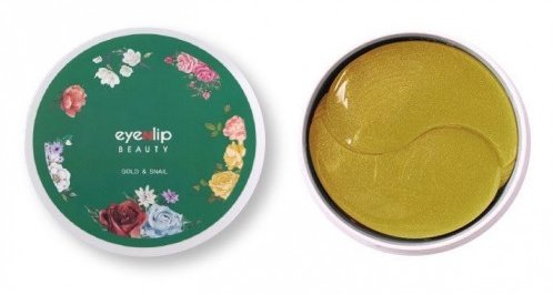 EYENLIP Gold & Snail Hydrogel Eye Patch - Гидрогелевые патчи для век с экстрактом золота и муцином улитки, 60 шт.