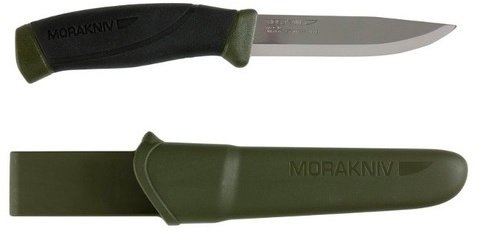 Нож Morakniv Companion MG, нержавеющая сталь, хаки