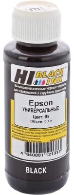 Чернила HI-BLACK для EPSON универсальные, черные, 0,1 л, водные