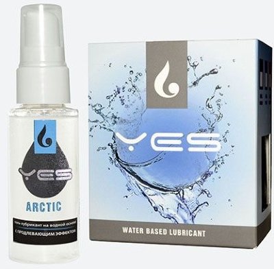 Интимный гель-лубрикант Yes Arctic с продлевающим эффектом - 30 мл.