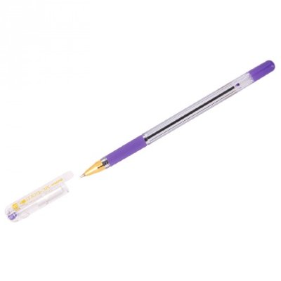 MunHwa Pencil Co Ручка шар. MC GOLD с рез. 0,5мм фиолетовая, штрихкод BMC-09