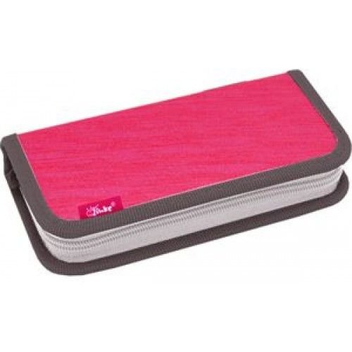 Оникс Пенал 1 отд. (190*110) Розовый/Серый, ткань ПКТ 03-42