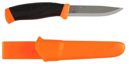 Нож Morakniv Companion Orange, нержавеющая сталь, оранжевый