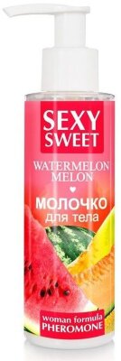 Молочко для тела с феромонами и ароматом дыни и арбуза Sexy Sweet Watermelon Melon - 150 гр.