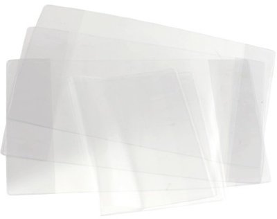 Обложка ПВХ для тетради и дневника, 110 мкм, 212х350 мм, прозрачная