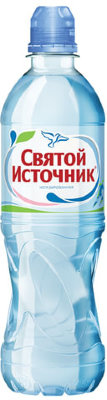 Вода негазированная питьевая СВЯТОЙ ИСТОЧНИК "Спорт", 0,5 л, пластиковая бутылка, 12031256