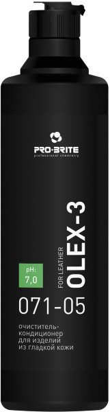 Средство для ухода за изделиями из кожи 500 мл, PRO-BRITE OLEX-3 For Leather
