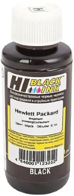 Чернила HI-BLACK для HP универсальные, черные, 0,1 л, водные