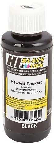 Чернила HI-BLACK для HP универсальные, черные, 0,1 л, водные